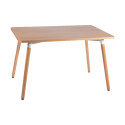 Table à manger 160cm plateau bois BASIC