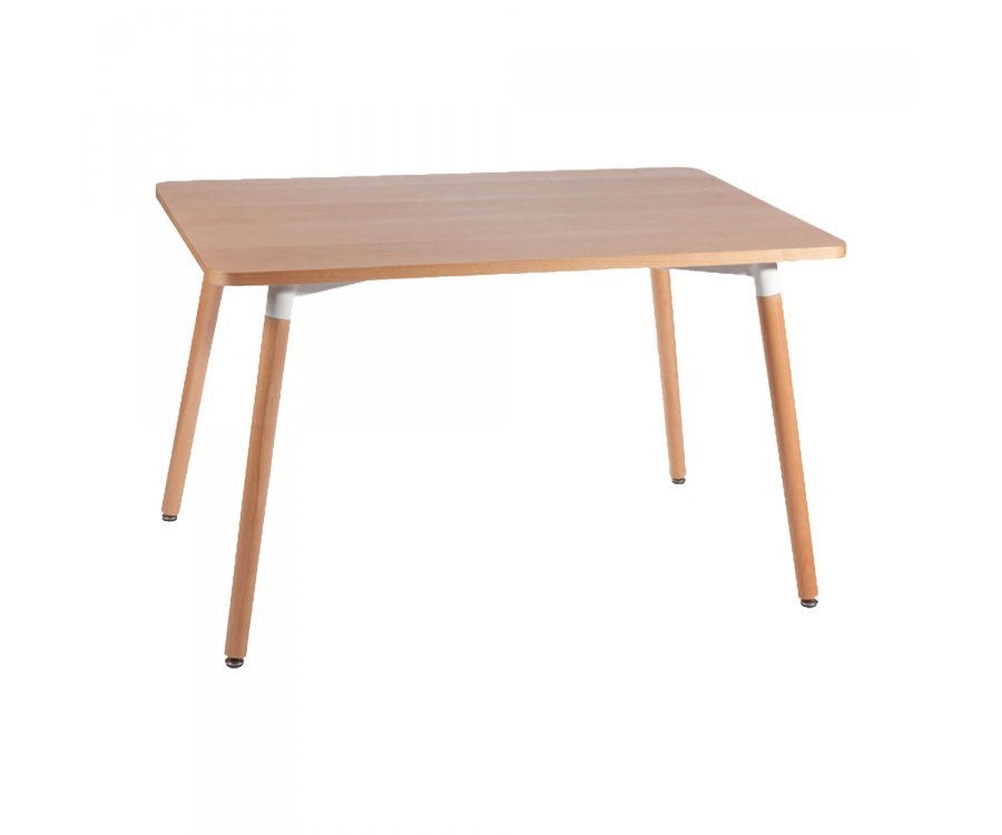 Table à manger 160cm plateau bois BASIC
