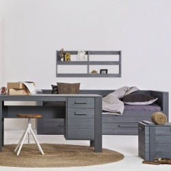 Cadre de lit enfant 90x200cm bois massif STAVROS - Woood DHK - 8