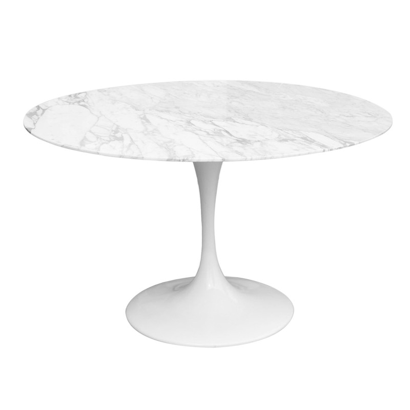 Table FLOWER marbre - 90cm