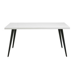 Table à manger rectangulaire 160cm bois massif DRESDO