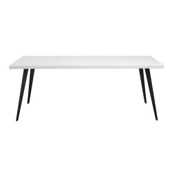 Grande table 200cm bois blanc DRESDO