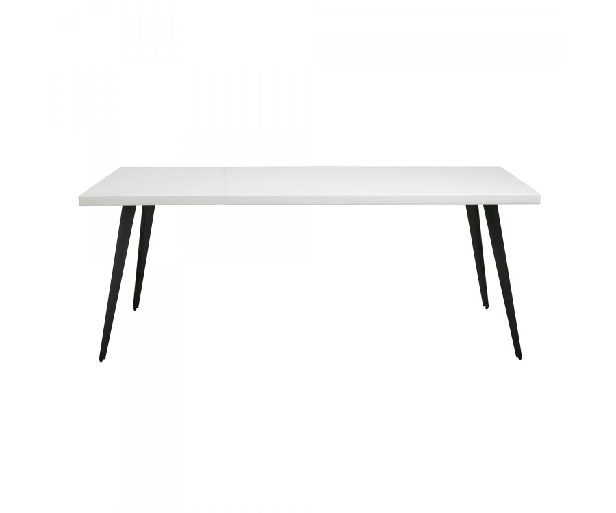 Grande table design 200cm bois massif DRESDO - Nordal