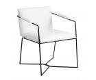 Chaise éco cuir look minimaliste ZES - Nordal