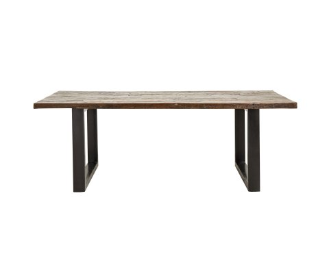 Grande table design bois brut STARKANIS