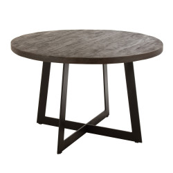 Table à manger vintage en bois de manguier ZOE