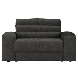 Fauteuil design large 136cm en tissu ROCK