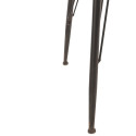 Table métal bistro 65cm plateau bois naturel JAY