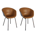 Lot 2 chaises design SHELBY