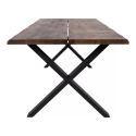 Table à manger en bois 200x95x76cm ZALIPA