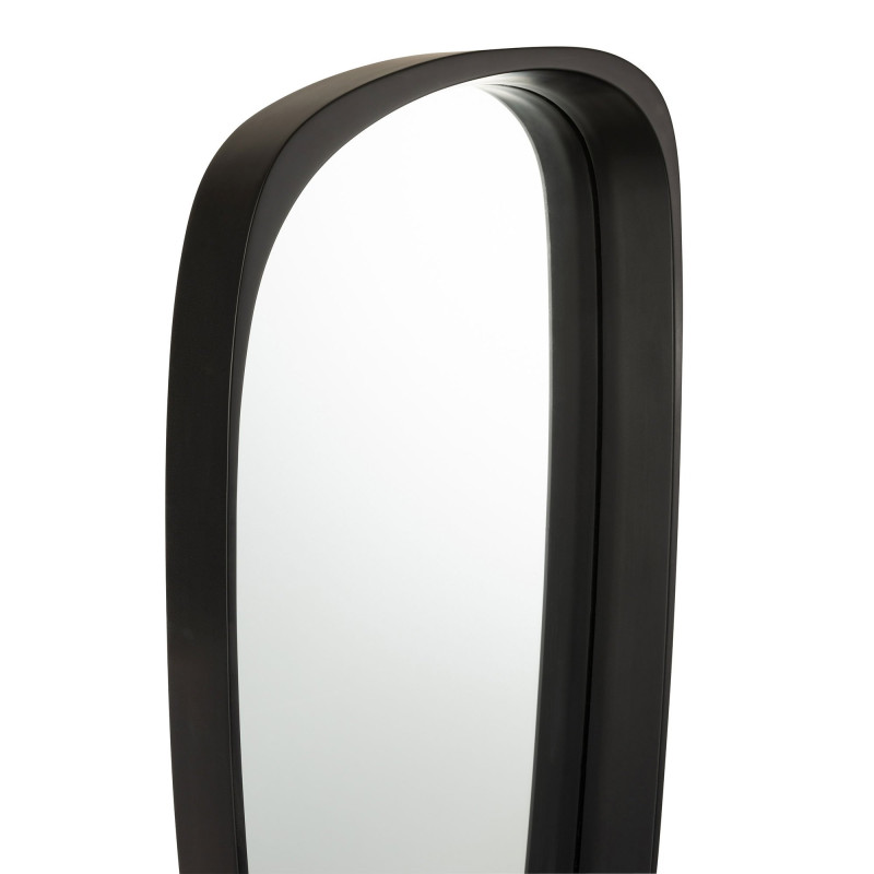 Miroir design contemporain contour noir RAPHAEL