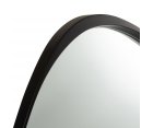 Miroir moderne contour bois noir RAPHAEL