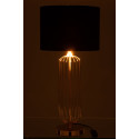 Lampe à poser tendance art déco en métal doré LEANA
