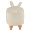 Pouf enfant mouton en tissu beige TOM