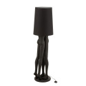 Lampadaire moderne en résine noir DIEGO