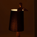 Lampadaire art déco en résine doré NINIO