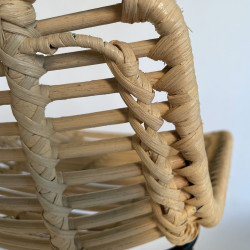 Tabouret de bar moderne en rotin WENGA