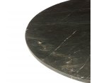 Table à manger ronde 120cm en marbre noir ANKARA