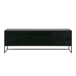 Console TV moderne bois massif 180cm SILAS - Woood