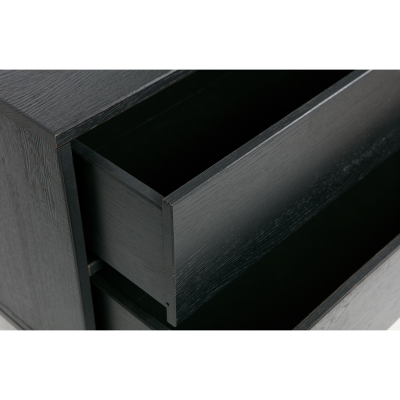 Console TV moderne bois massif 180cm SILAS - Woood