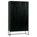 Grande armoire moderne bois massif 149cm SILAS - Woood