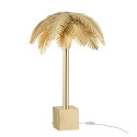 Lampe forme palmier en métal doré DEMBA