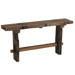 Console en bois brut LOUISON