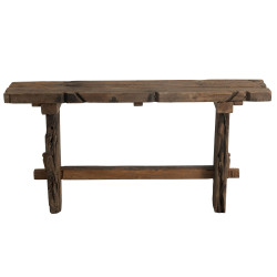 Console en bois brut recyclé LOUISON