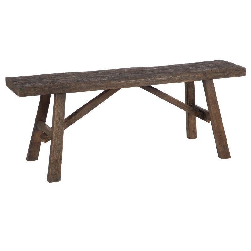 Banc 120cm en bois massif GABRIEL