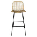 Tabouret de bar design en rotin WERU