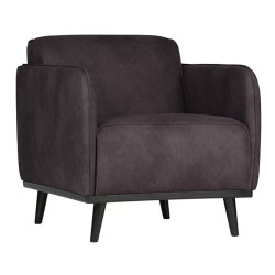 Fauteuil éco cuir style rétro STATEMENT