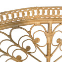 Tête de lit bohème en rotin naturel blanc TIWI