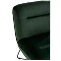 Petit fauteuil nordique en velours EVALI