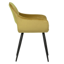 Lot de 2 chaises design en velours JELL