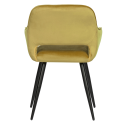 Lot de 2 chaises design en velours JELL