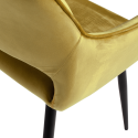 Lot de 2 chaises design en velours JELL