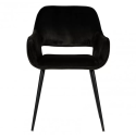Lot de 2 chaises design en velours JELL