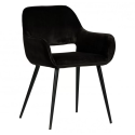 Lot de 2 chaises design en velours JELL