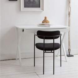 Chaise velours metal moderne-TILLY