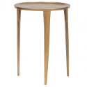Set de 2 tables d'appoint en métal doré AFFARE