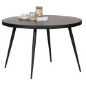 Table ronde bois recyclé-TIDJY