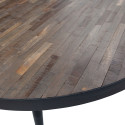 Table ronde bois recyclé-TIDJY