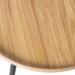 Table d'appoint design en bois naturel - MESSA
