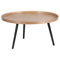 Table d'appoint design en bois naturel - MESSA