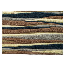 Tapis rectangulaire 170x240cm doux multicolor GRETO