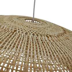 Suspension lampe naturel en bambou - BOUBA