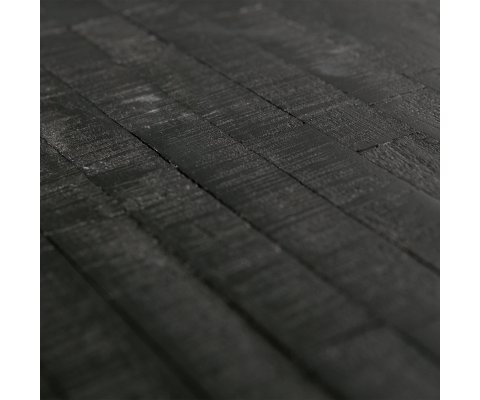 Table basse noir en bois - TONDA