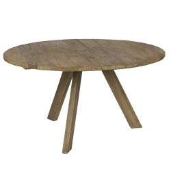 Table à manger en bois d'orme - TONDO