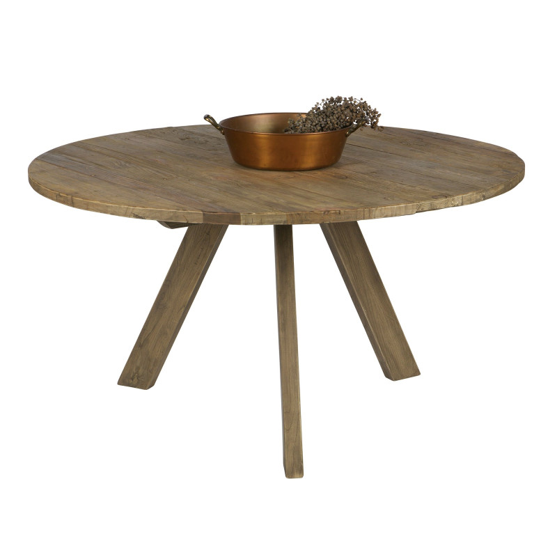 Table à manger en bois d'orme - TONDO