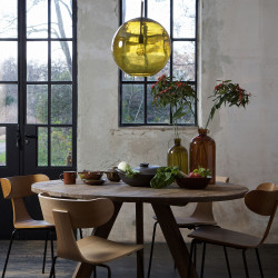Table à manger en bois d'orme - TONDO